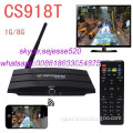 CS918T 2G/8G Bluetooth Mini PC Quad Core RK3188 Smart TV Box Android 4.2 with Remote Control US Standard Black